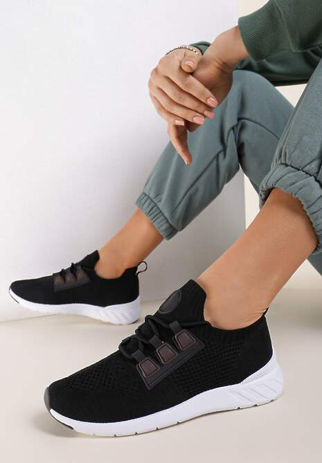 Czarne Buty Sportowe Kimodise