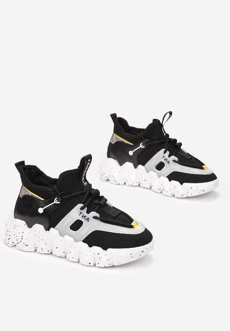 Czarne Sneakersy Galile 4