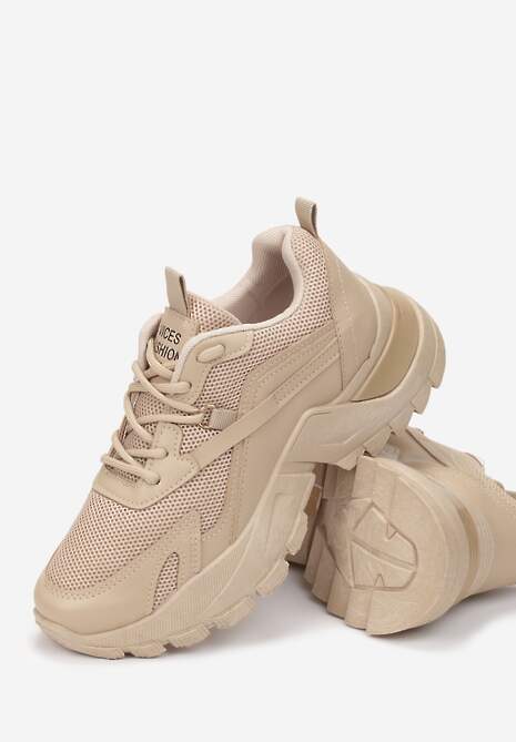 Ciemnobeżowe Sneakersy Dorameia 6