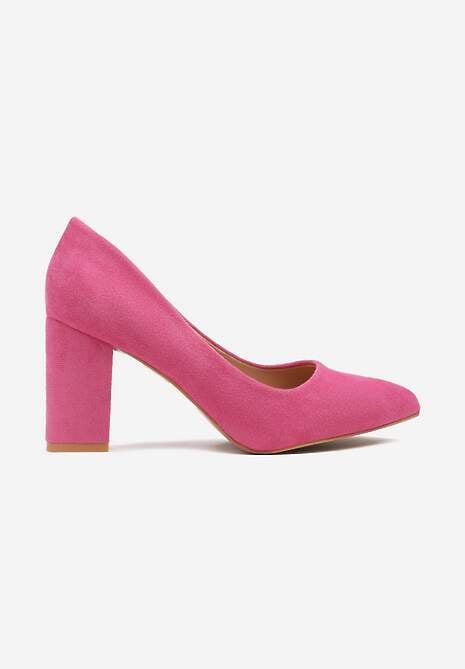 Pantofi cu toc Fucsia 4