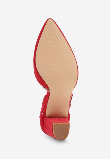 Pantofi cu toc Sarirra Roșii 7
