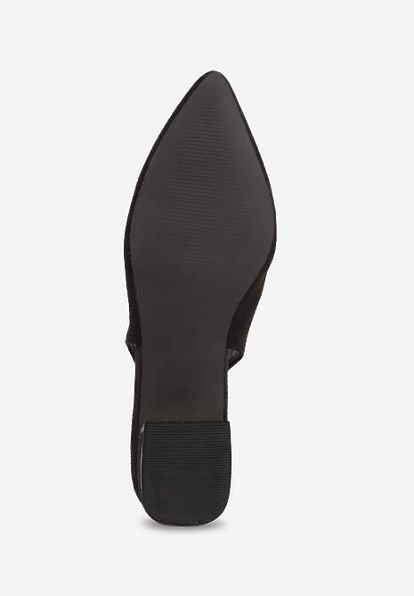 Czarne Sandały Vices na Stożku z Wkładką ze Skóry Naturalnej Bez Pięty Selenis 7
