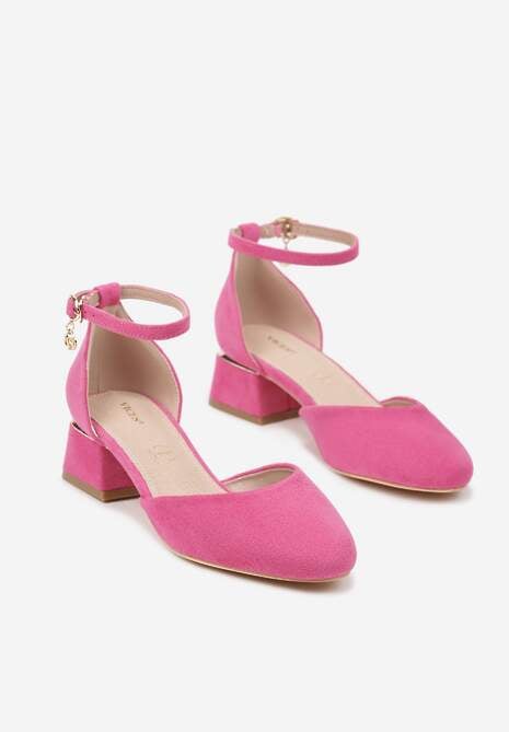 Pantofi cu toc Velori Fucsia 5