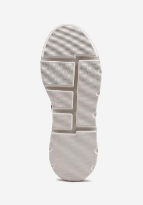 Białe Sneakersy Vices na Platformie Ozdobione Brokatem Ldivana 7