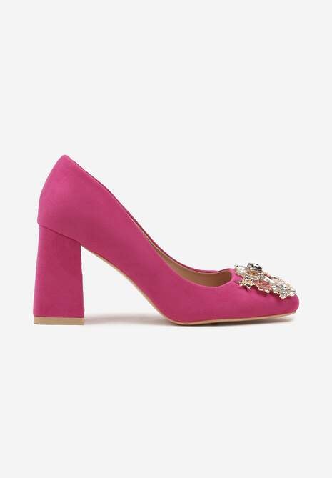 Pantofi cu toc Arutia Fucsia 4