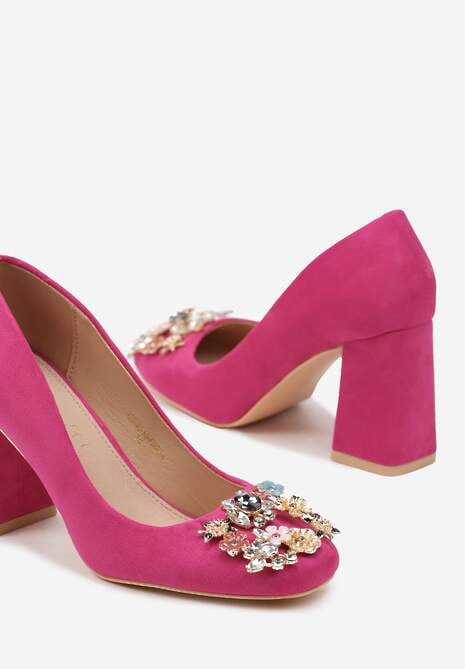 Pantofi cu toc Arutia Fucsia 6