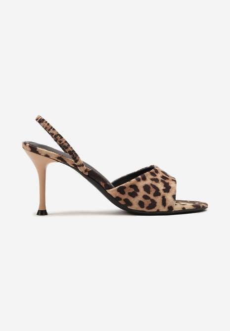 Sandale Evastaria Imprimeu leopard 4