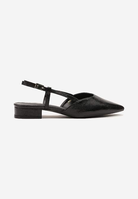 Czarne Sandały Vices Typu Slingback Nilessea 4