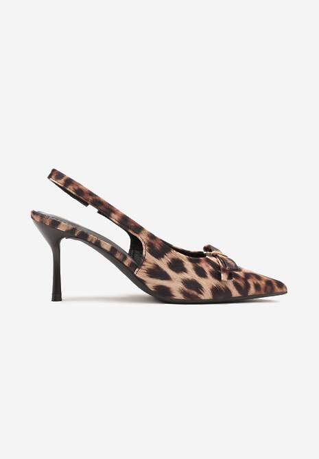 Pantofi stiletto Dorozia Imprimeu leopard 4