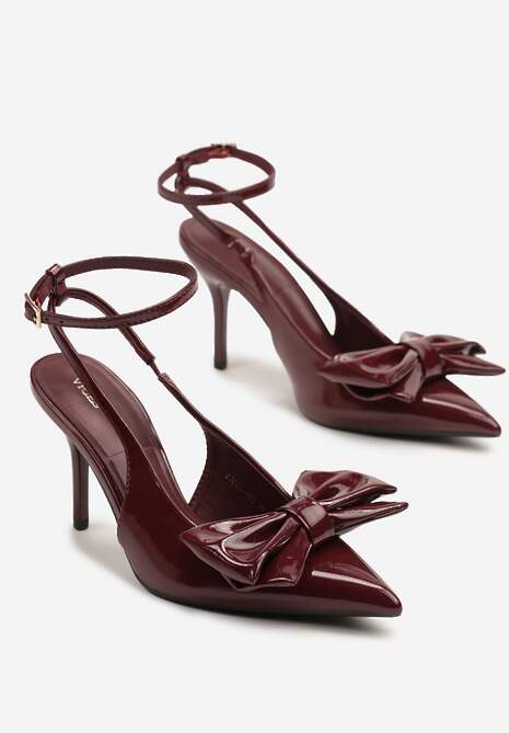 Pantofi stiletto Velozia Bordo 5