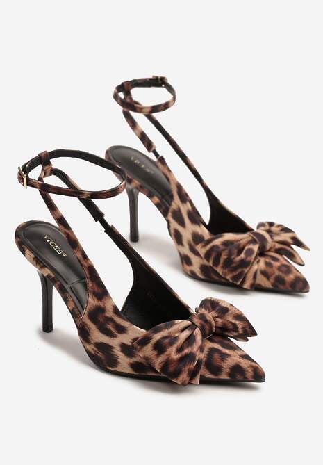 Pantofi stiletto Velozia Imprimeu leopard 5