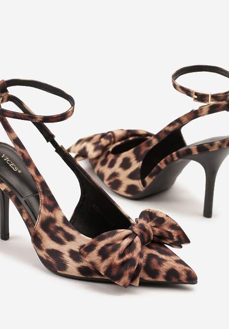 Pantofi stiletto Velozia Imprimeu leopard 6