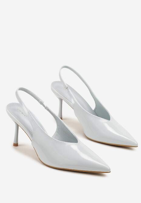 Niebieskie Sandały Slingback Vices na Obcasie Typu Szpilka Tilionea 5