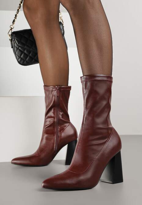 Botine Nevitte Bordo