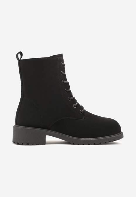 Czarne Klasyczne Botki Workery Morienne 4