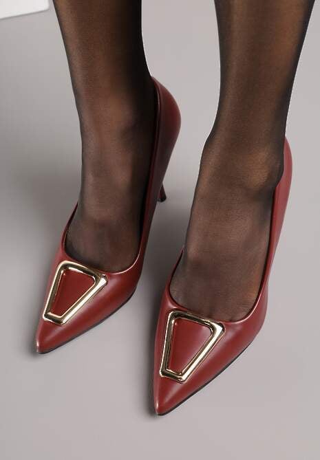 Pantofi stiletto Miava Bordo 4