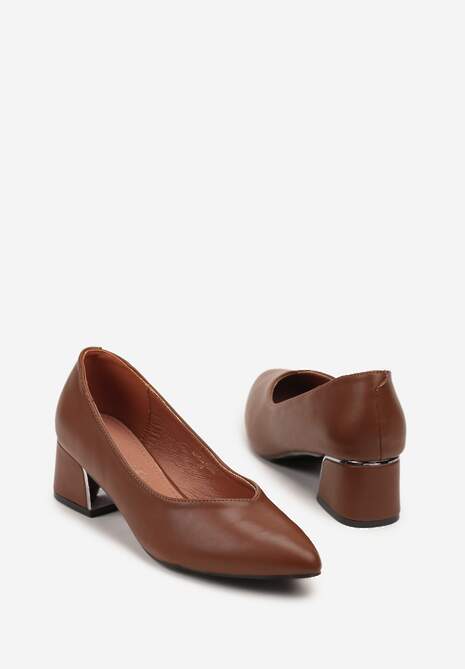 Pantofi cu toc Mixin Maro 6