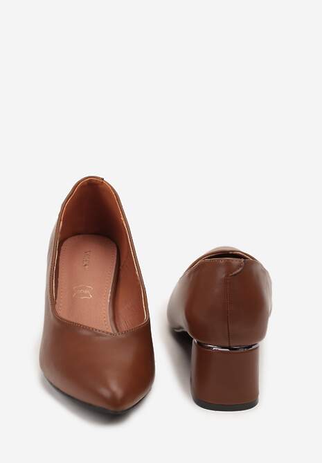 Pantofi cu toc Mixin Maro 7