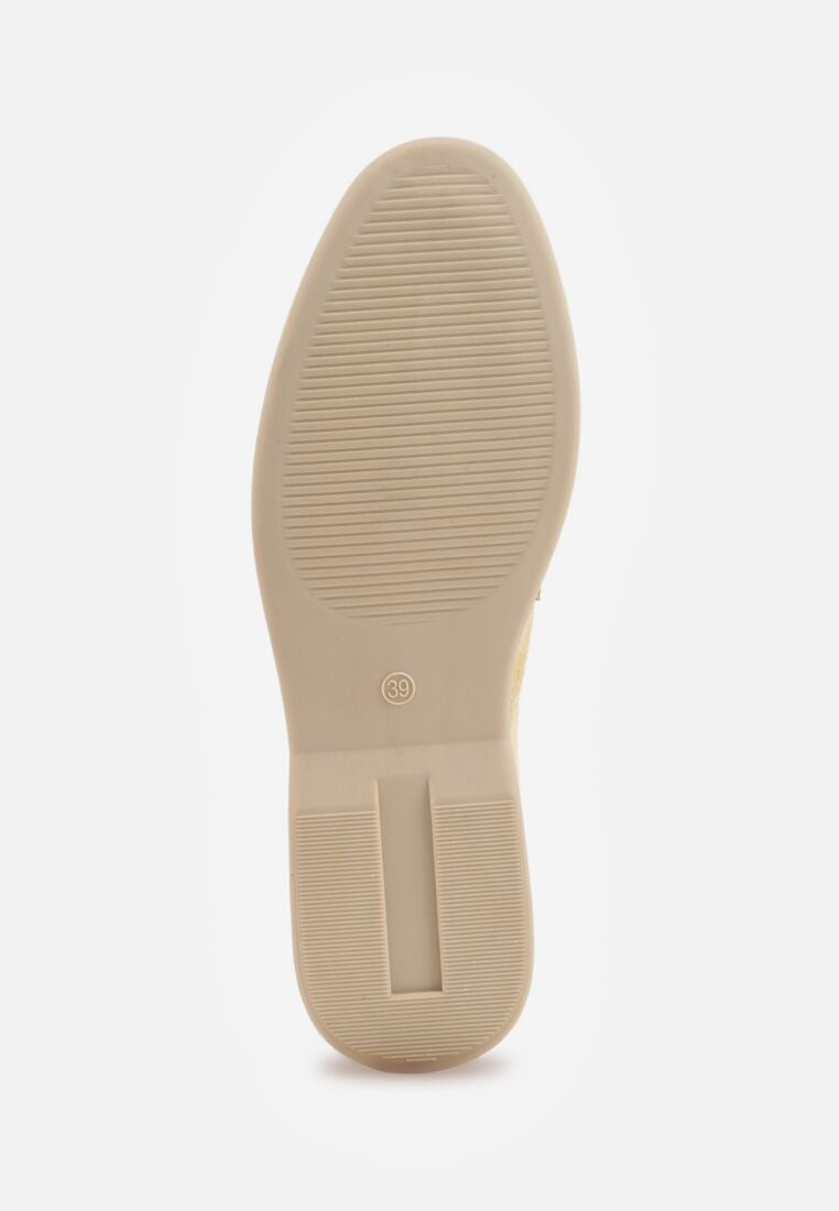 Żółte Mokasyny VICES Casualowe ze Skórzaną Wkładką i Metalowymi Ozdobami Dinsmore 7