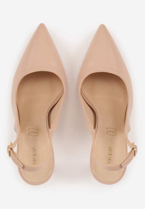 Pantofi stiletto Zoretta Bej 6