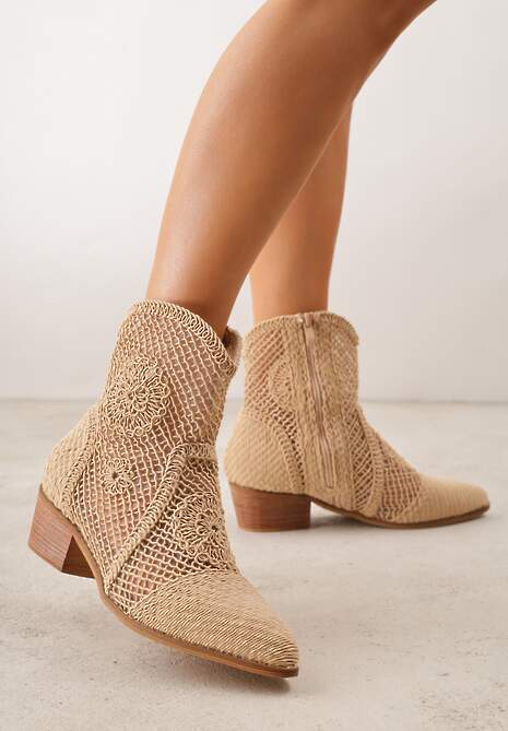 Botine Azinessa Bej închis 4