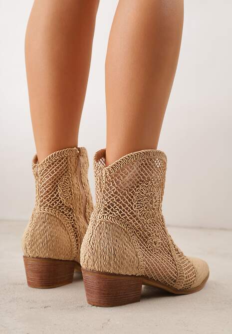 Botine Azinessa Bej închis 5