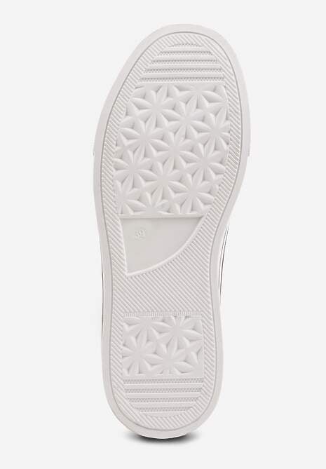 Brązowe Plecione Trampki na Platformie Irivana 7