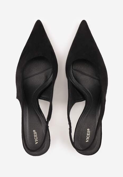 Czarne Czółenka Slingback VICES na Kaczuszce Anatera 6