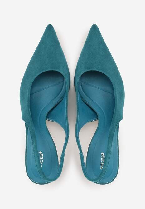 Zielone Czółenka Slingback VICES na Kaczuszce Anatera 6