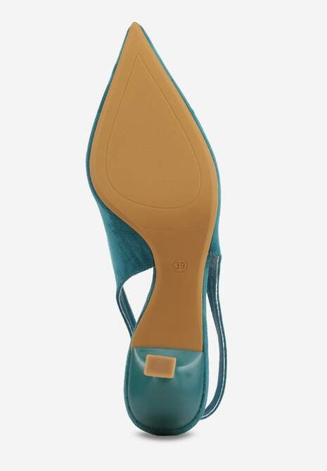 Zielone Czółenka Slingback VICES na Kaczuszce Anatera 7