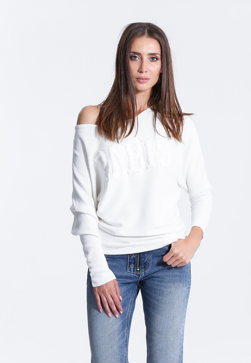 Biały Sweter Seamlessly 3