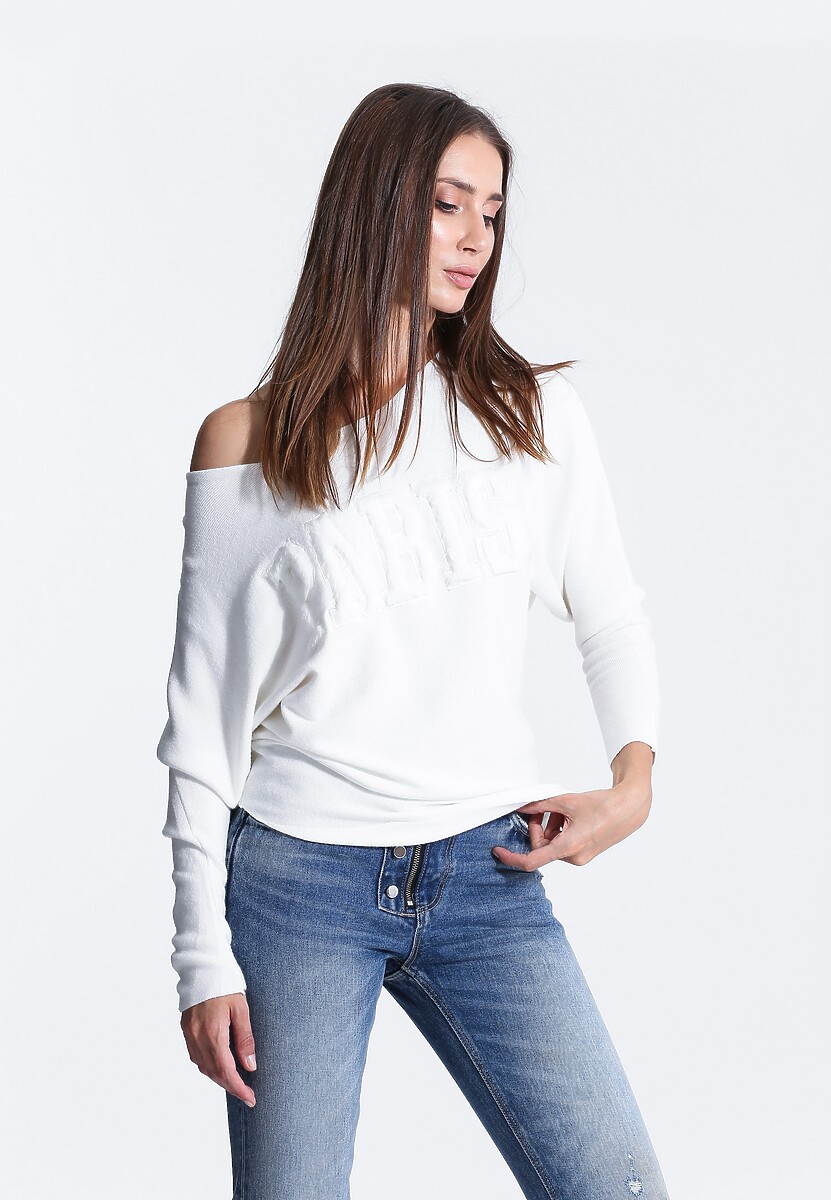 Biały Sweter Seamlessly 1