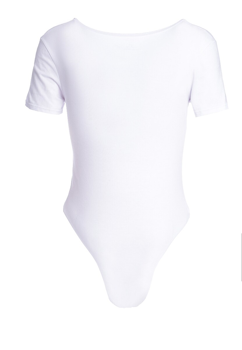 Białe Bawełniane Klasyczne Body Temines 4