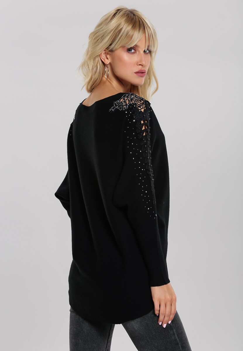 Czarny Sweter Lina 3