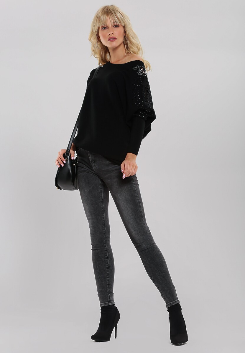 Czarny Sweter Lina 2