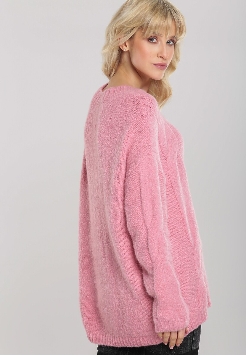 Różowy Sweter Rosedale 3