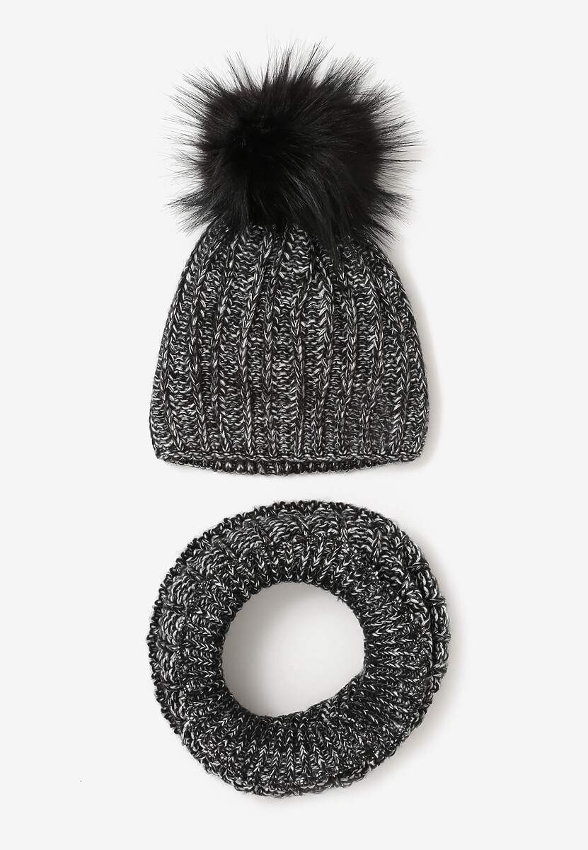 Czarny Komplet Cosy Autumn 2