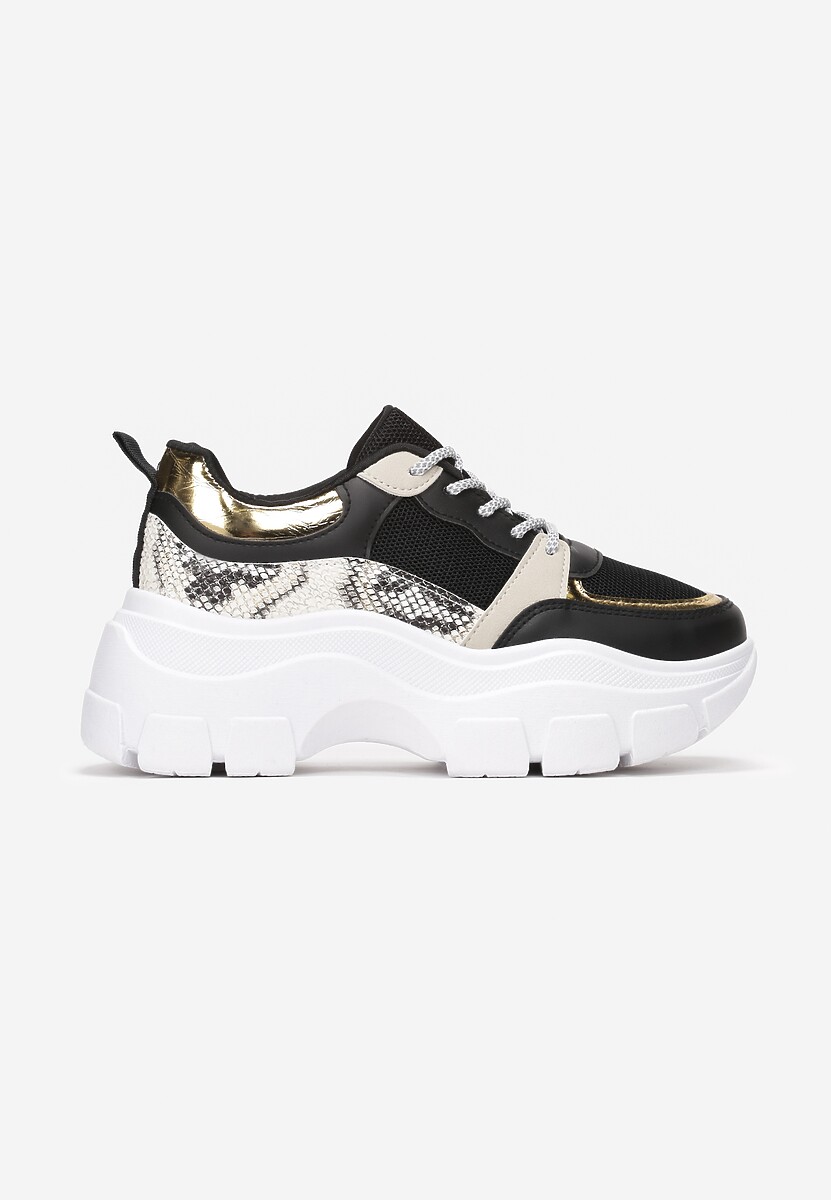 Czarne Sneakersy Hyllisei 3