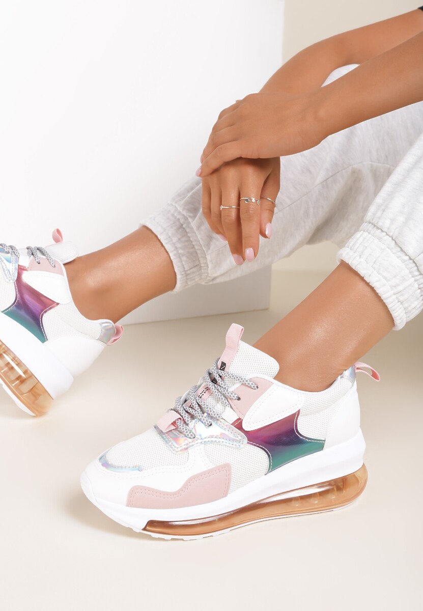 Biało-Różowe Sneakersy Wilkerson 1