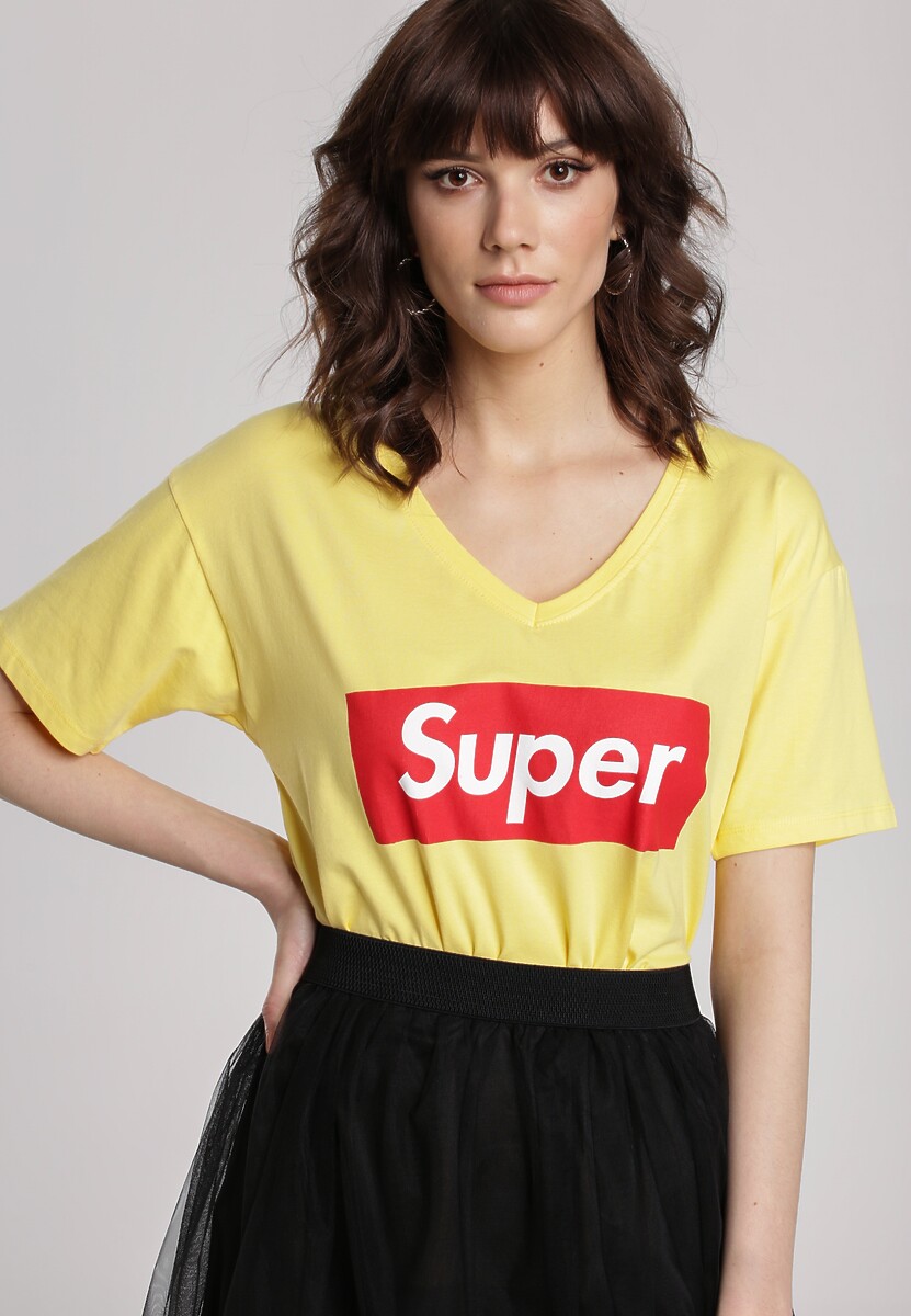 Żółty T-shirt Taphis 1