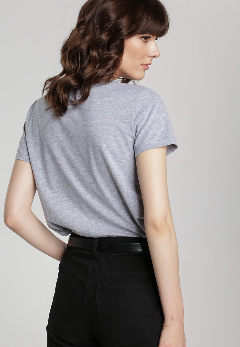 Szary T-shirt Ainara 3