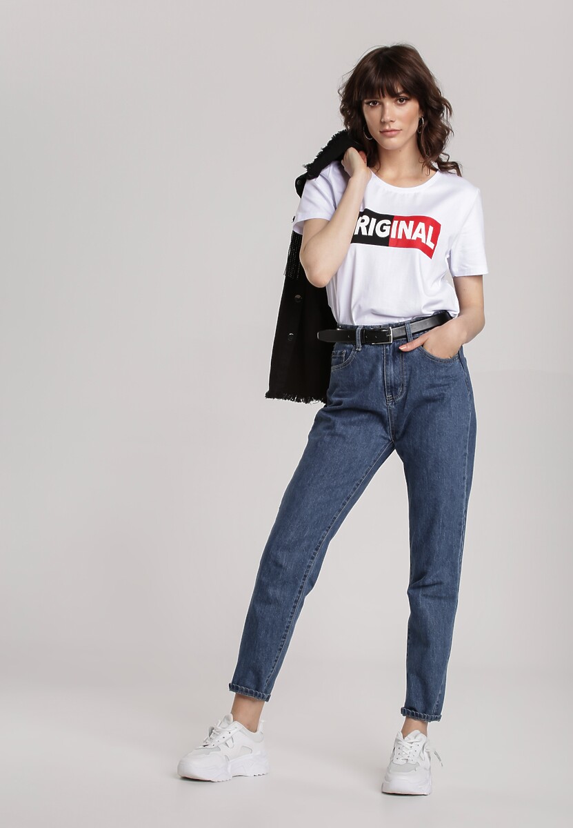 Biały T-shirt Leucedice 2