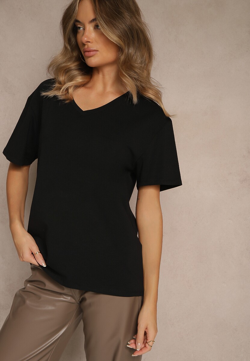 Czarny T-shirt Nikoneus 2