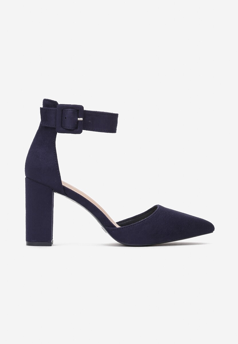 Granatowe Czółenka Igona 3