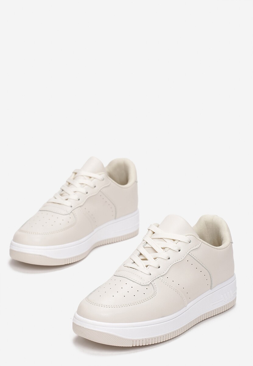 Beżowe Sneakersy Coralin 2
