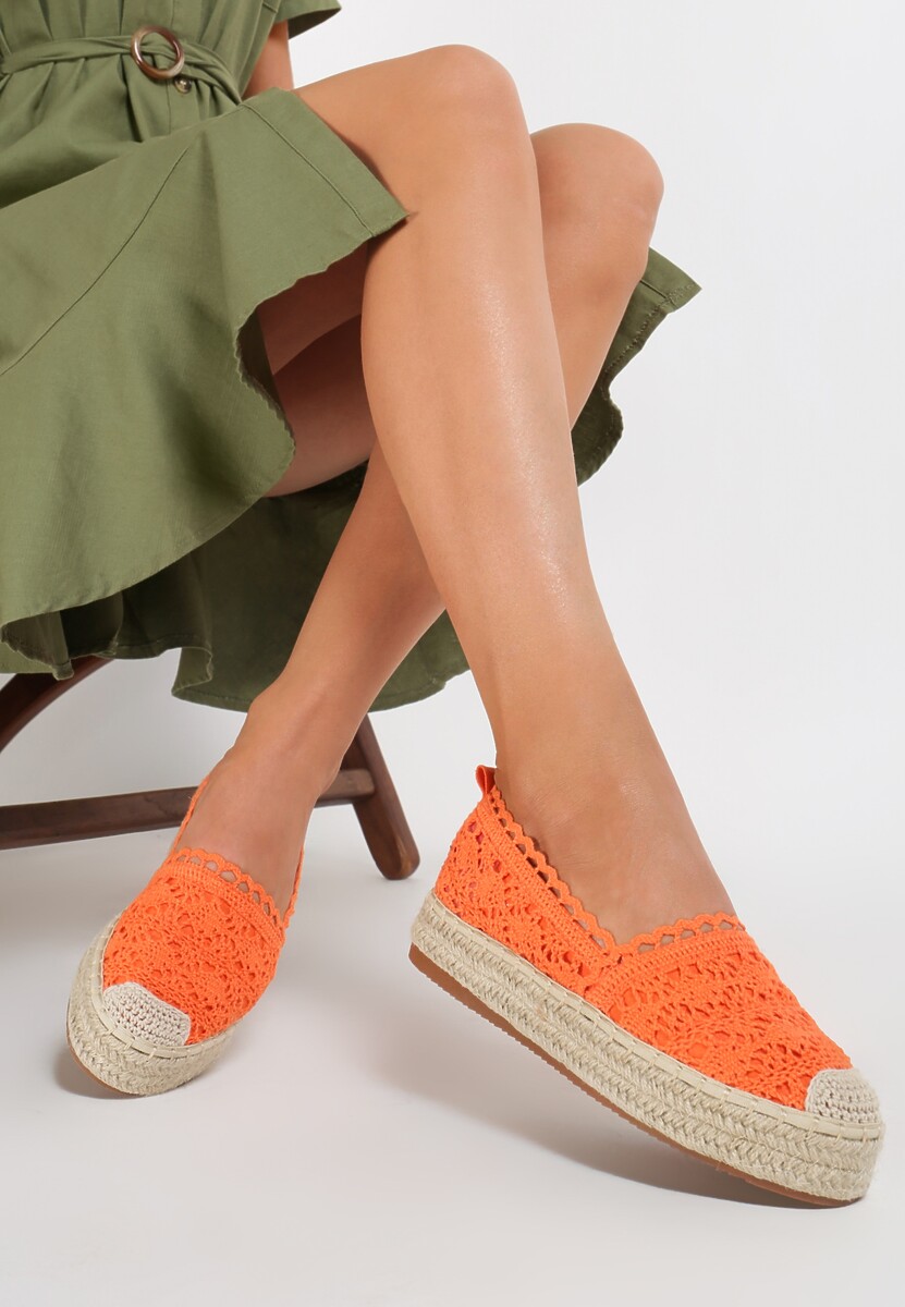 Pomarańczowe Espadryle Alluthia 1