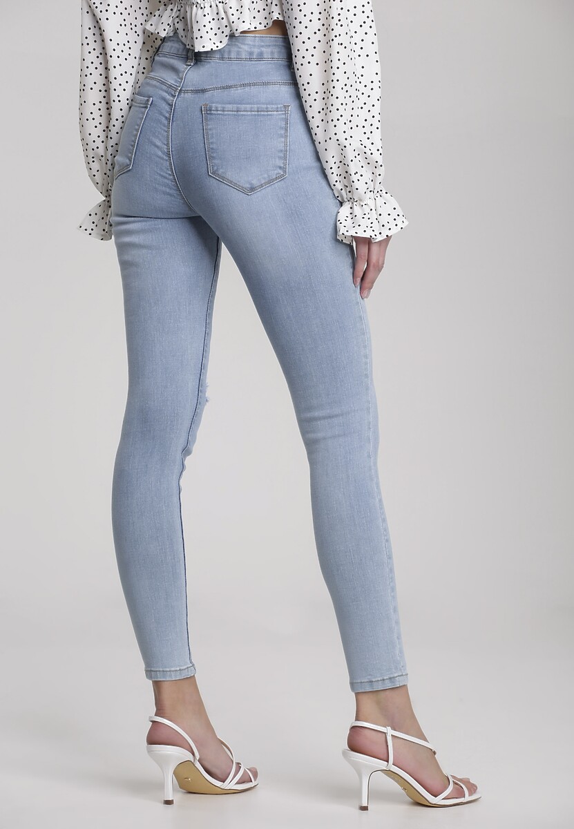 Jasnoniebieskie Jeansy Skinny Coraphise 2