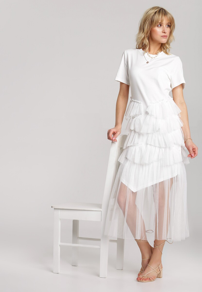 Biała Sukienka Laiwai