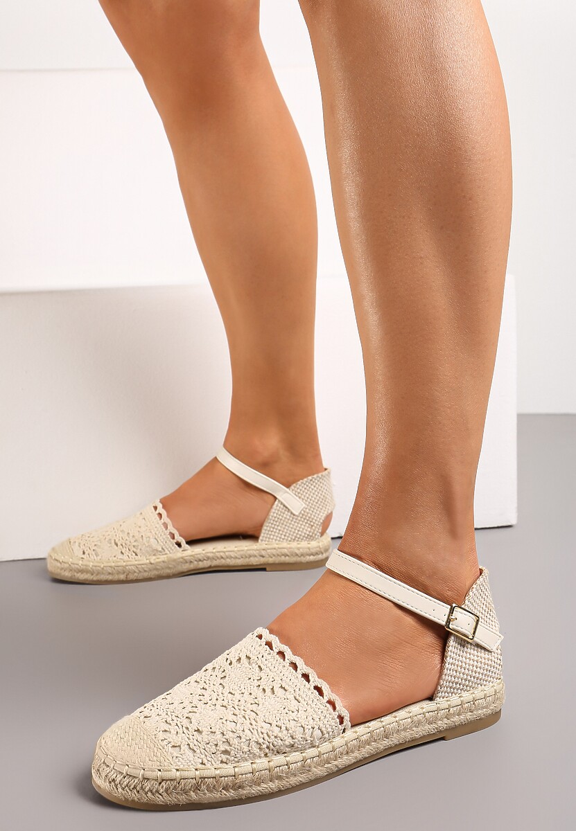 Beżowe Espadryle Maiseis 2