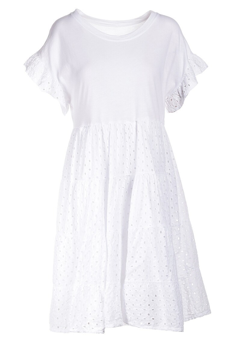 Biała Sukienka Rhesise